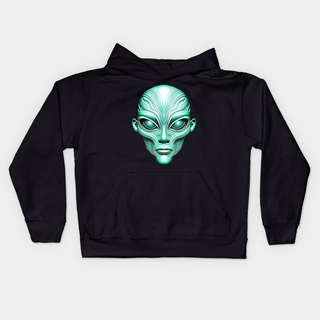 Humanoid Extraterrestrial Kids Hoodie by JSnipe